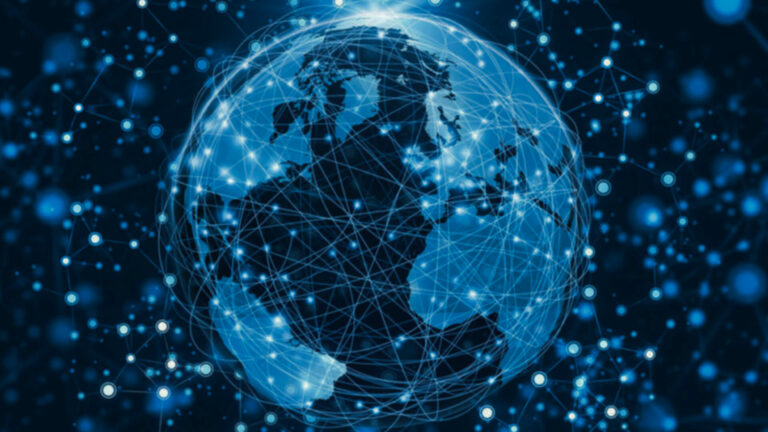 Blockchain Security and Smart Contracts showed as a globe