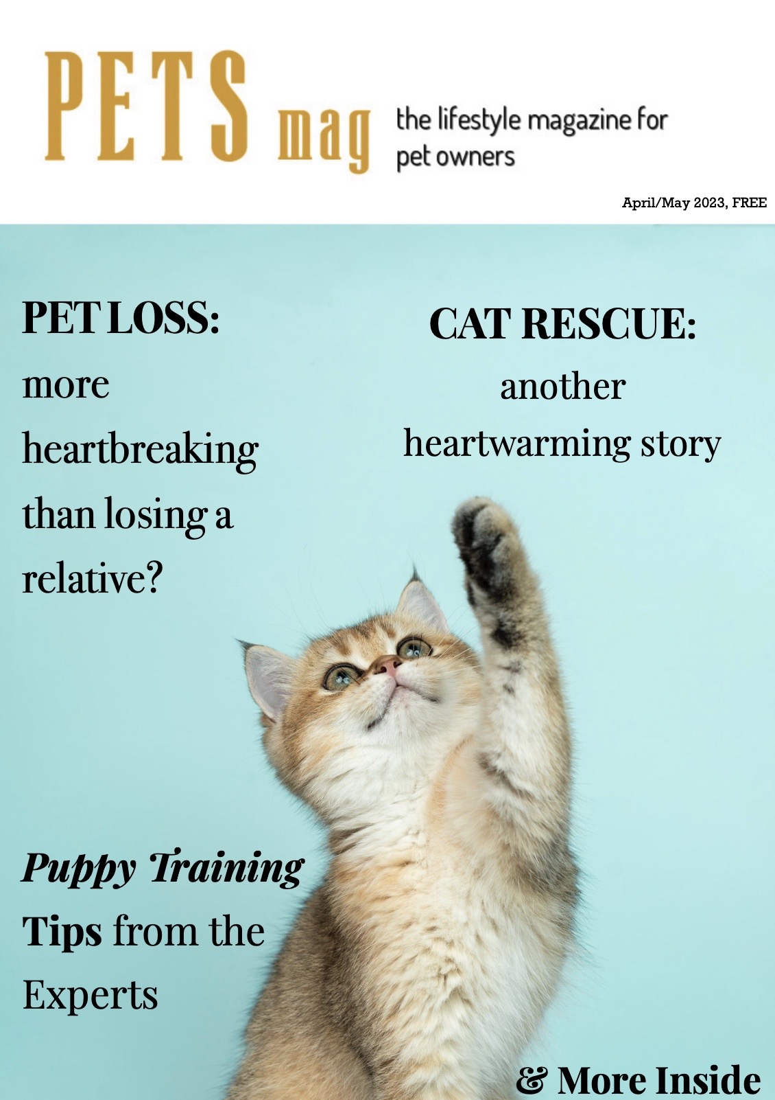 OUT NOW: Pets Magazine April/May 2023