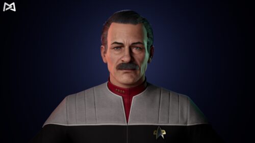 Star Trek Resurgence White 3D Model character