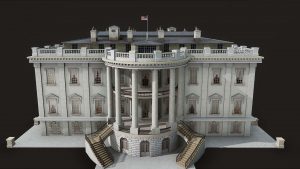 Game Porting outsourcing studio Magic Media with a 3d art model of the white house